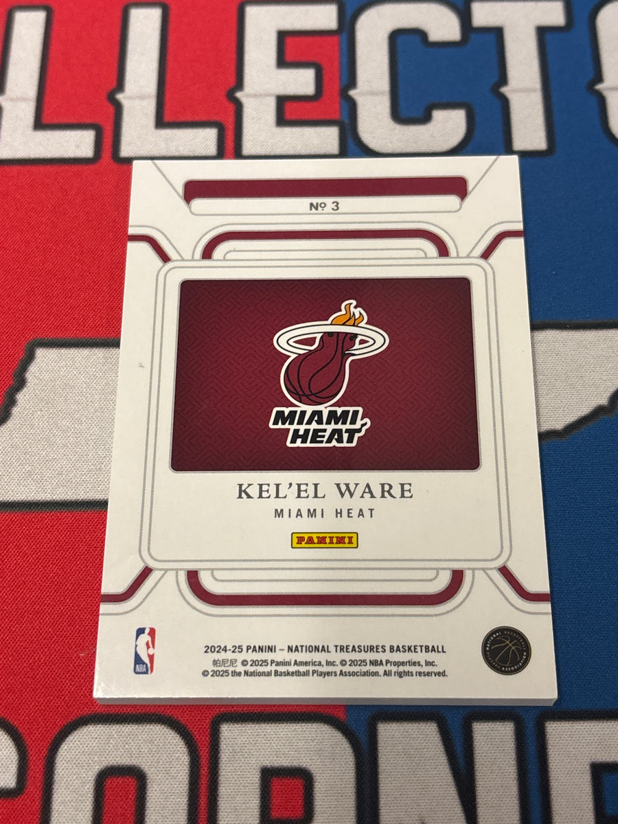 Kel'el Ware 2025 Panini National Treasures #3 Fin – Knoxville Smokies