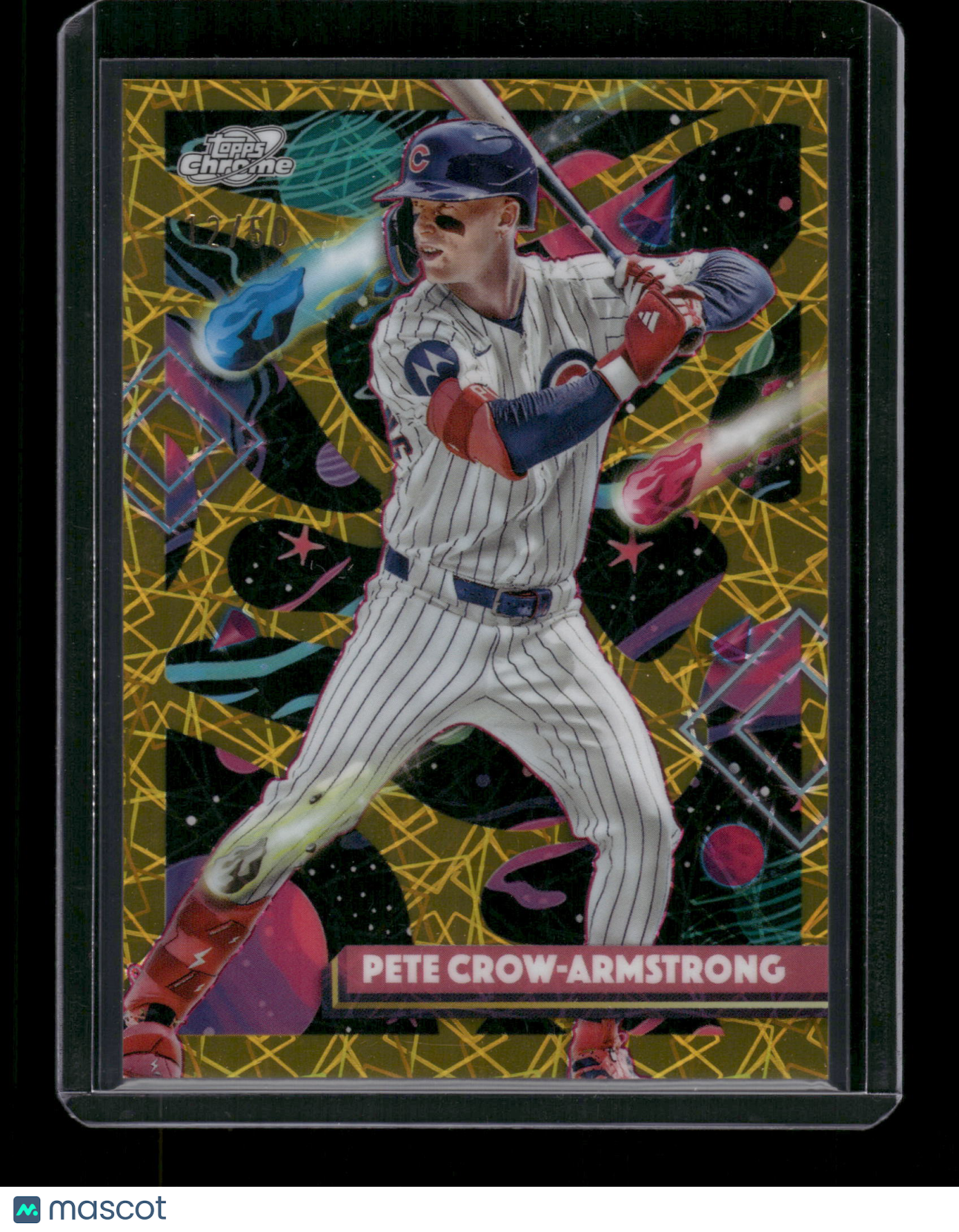 Pete Crow-Armstrong 2025 Topps Cosmic Chrome Gold – Knoxville Smokies
