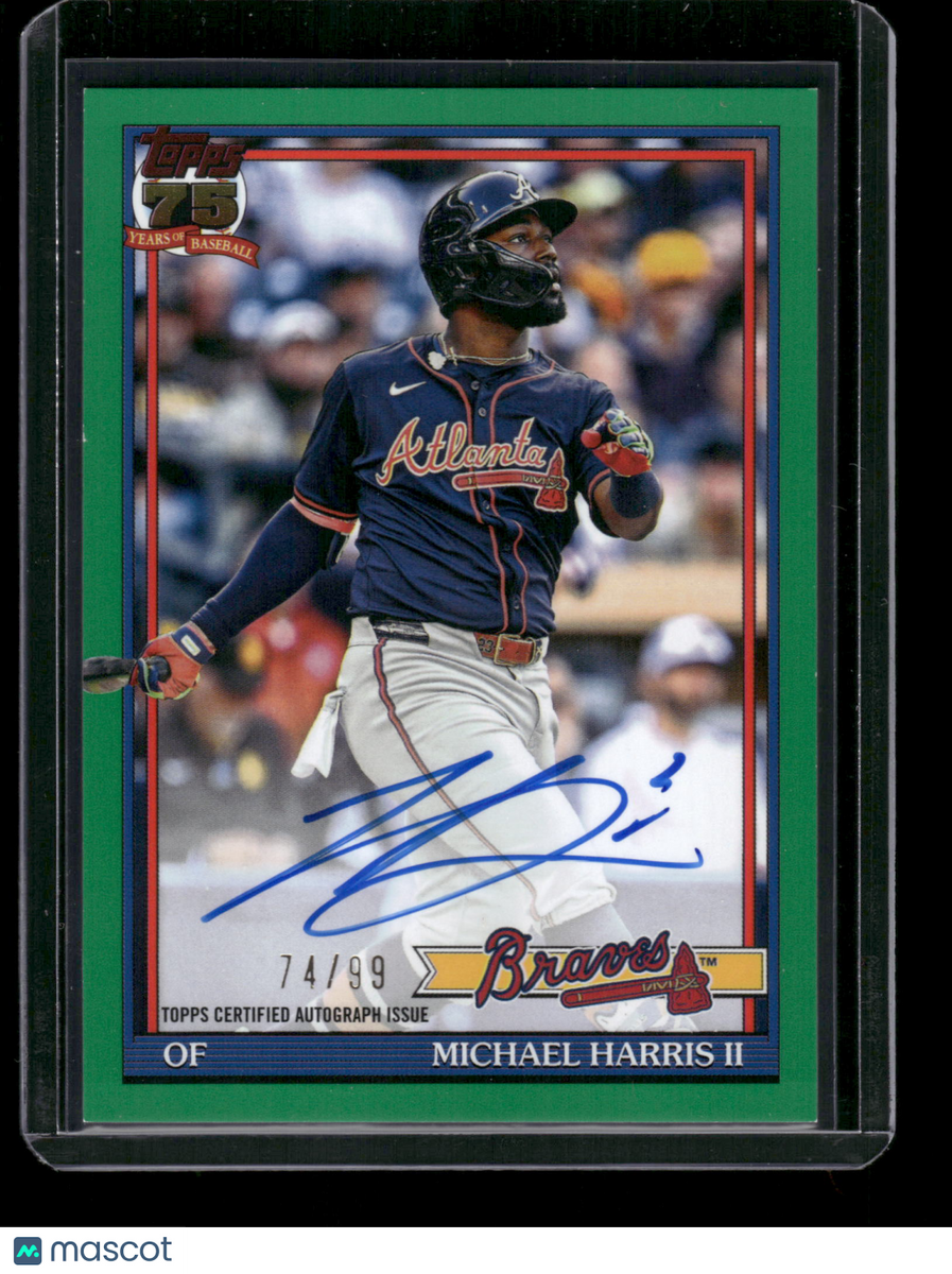 Michael Harris II 2023 Topps 75 Years of Baseball – Knoxville Smokies
