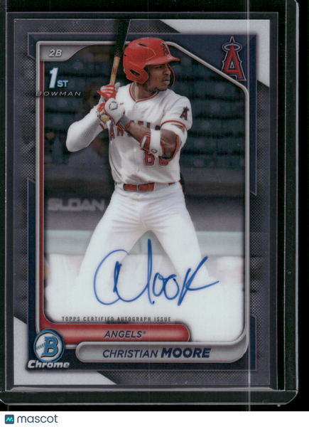 150枚限定 Bowman Christian Moore PSA 10 Christian Moore 2024 Topps Bowman Chrome #CPA-CM – Knoxville Smokies
