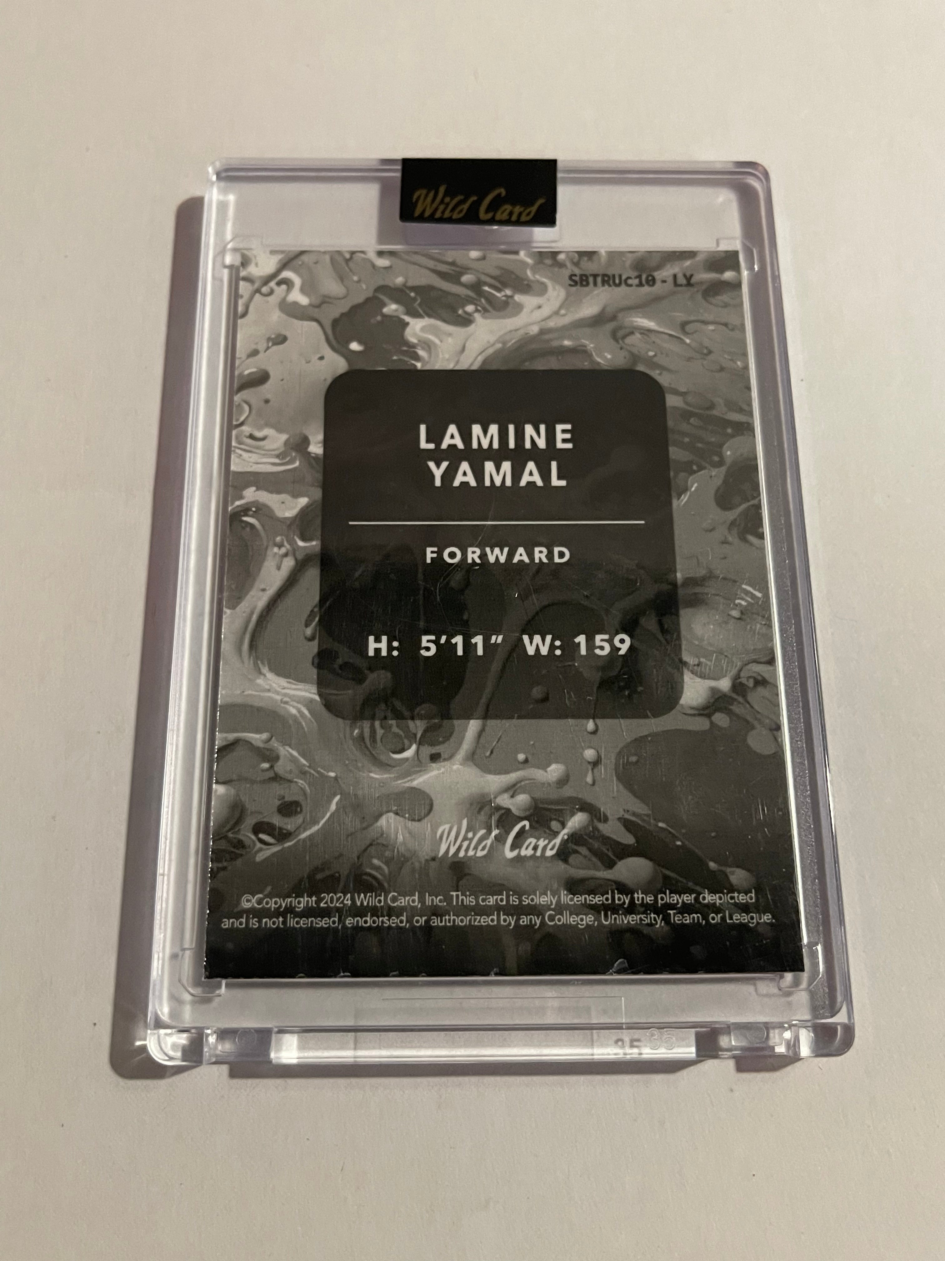 yamaちゃん様　オーダー品 Lamine Yamal 2024 Wild Card Splat #SBTRUC10-LY Co – Knoxville Smokies