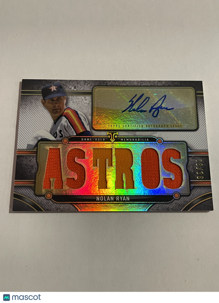 Nolan Ryan 2024 Topps Triple Threads #TTAR-NRY 18 – Knoxville Smokies