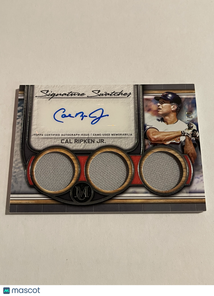 Cal Ripken Jr. 2023 Topps Museum Collection #SWTR – Knoxville Smokies