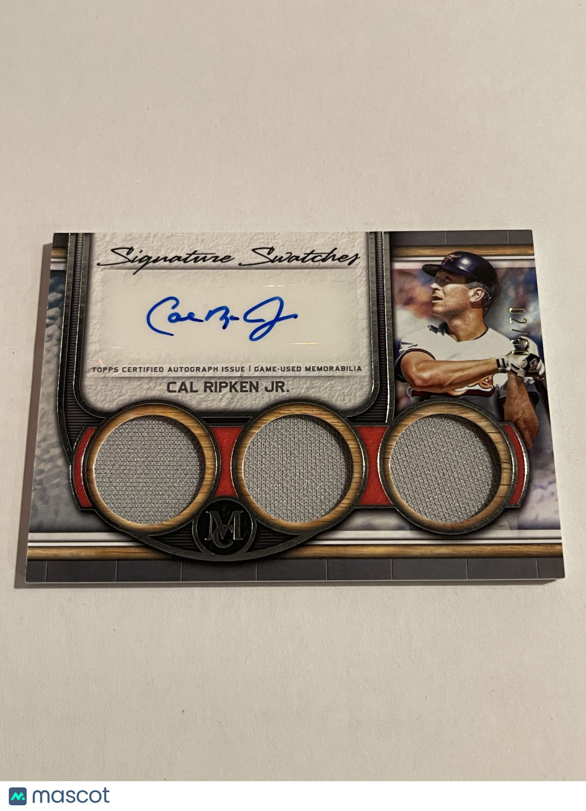Cal Ripken Jr. 2023 Topps Museum Collection #SWTR – Knoxville Smokies