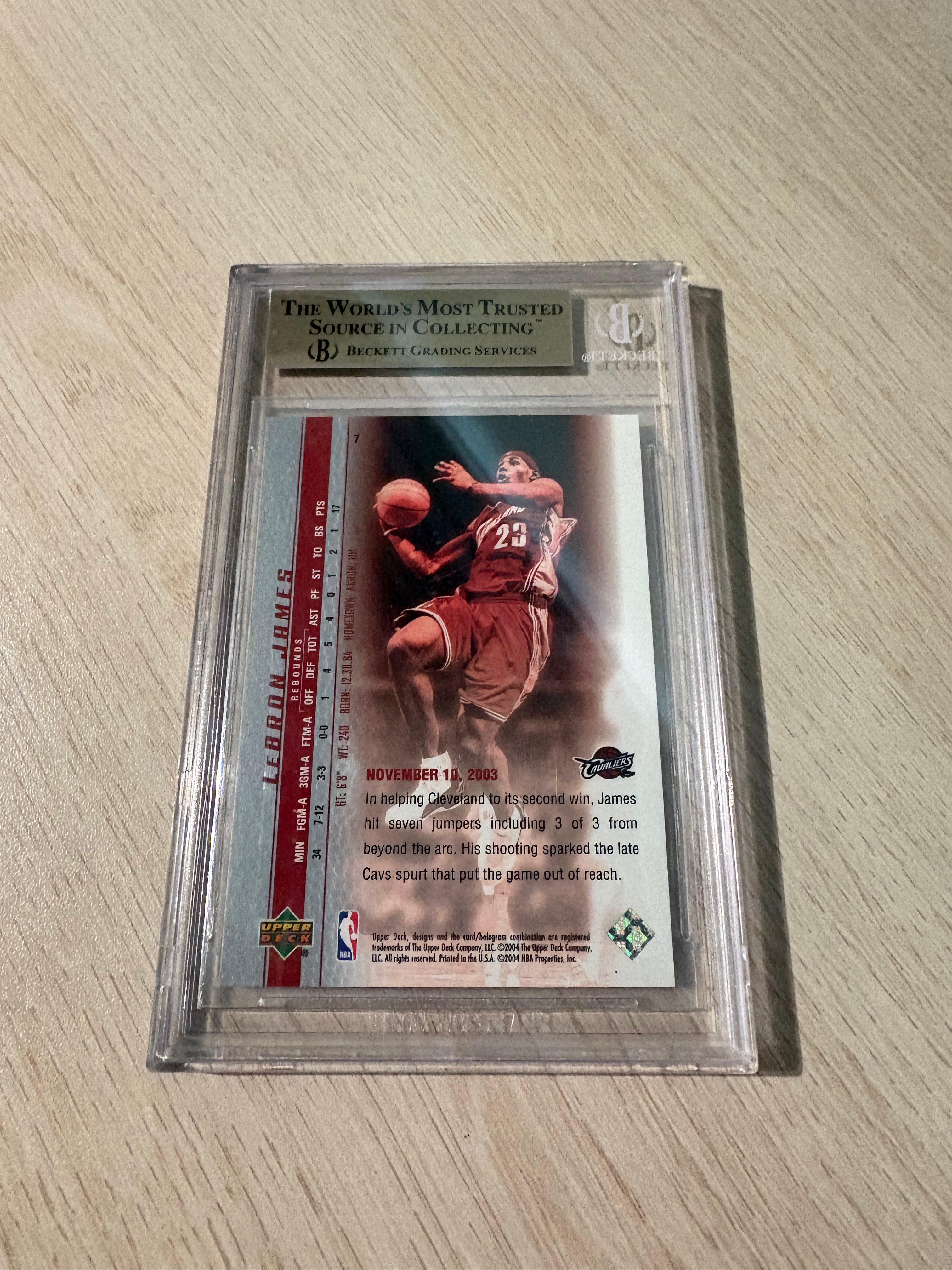LeBRON JAMES　専用のため購入不可 LeBron James 2003 Upper Deck Phenomenal Beginning LeBron James #7