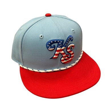 Knoxville Smokies 2025 New Era Fourth of July 5950 Fitted Cap