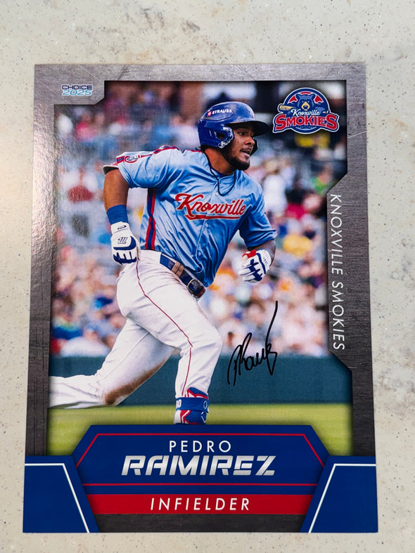Pedro Ramirez Autographed 2025 Jumbo Card