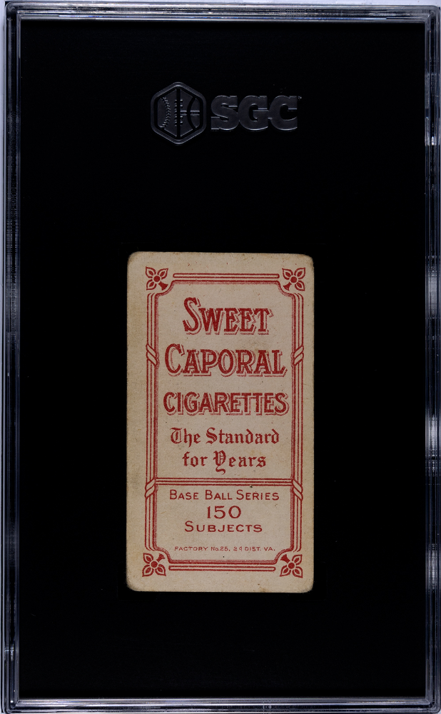 sweet caporal cigarettes baseball cards Joe Tinker 1909 Sweet Caporal (T206) Portrait SGC – Knoxville Smokies
