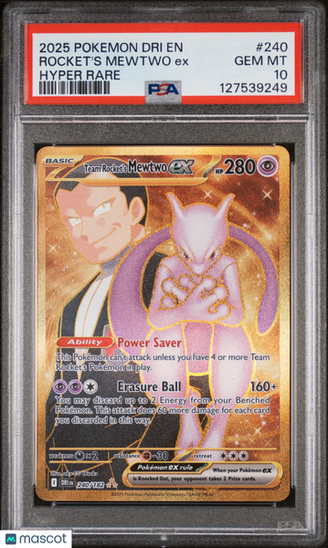 2025 Pokemon Dri EN-Destined Rivals Rocket's Mewt – Knoxville Smokies