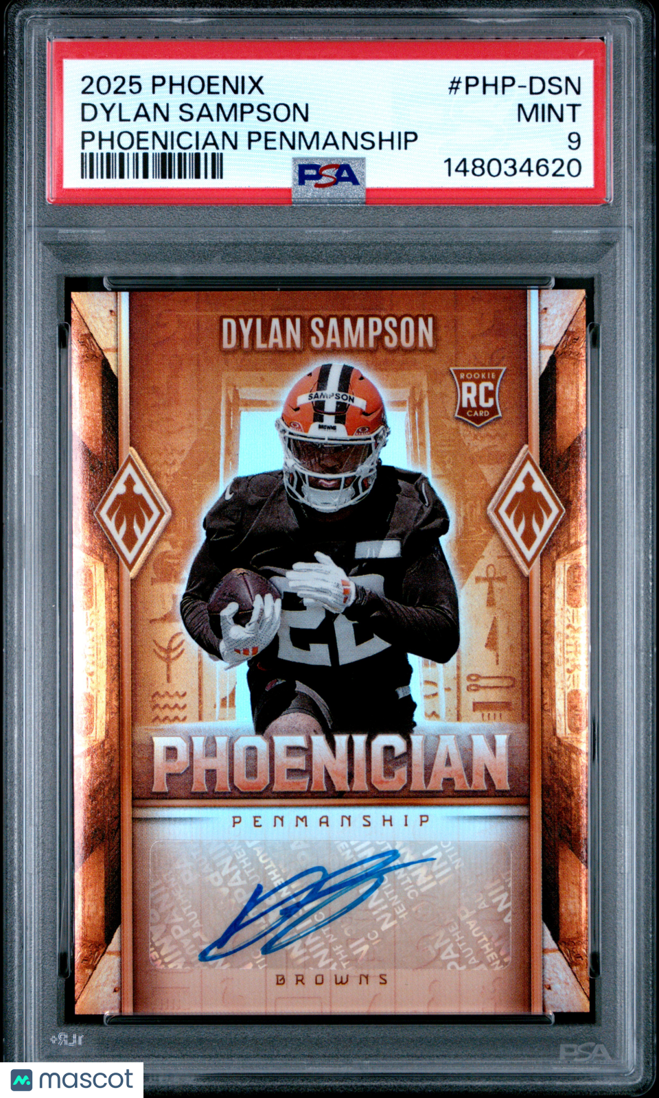 Dylan Sampson 2025 Panini Phoenix Phoenician Penm – Knoxville Smokies