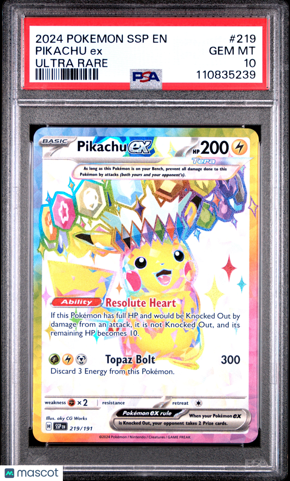 ex pikachu pokemon card ULTRA RARE Pikachu EX Black Star Promo XY174 Pokemon Holo Foil Holographic - MP