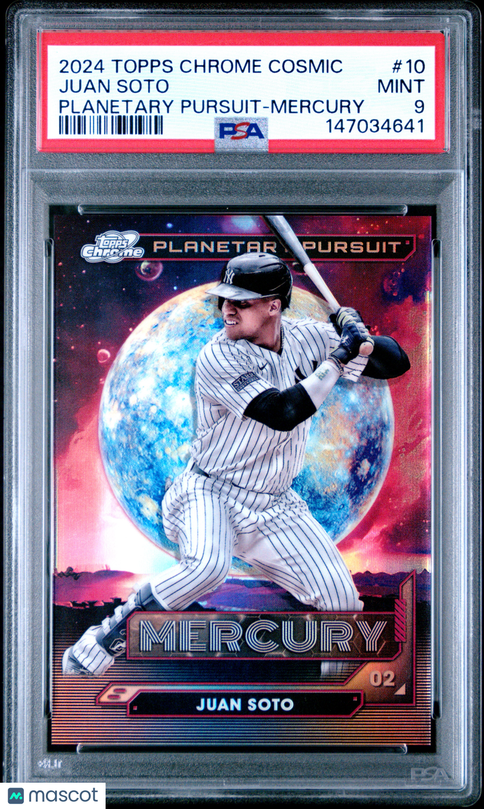 Juan Soto 2024 Topps Cosmic Chrome Planetary Pursuit #10 Mercury
