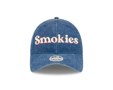 Tennessee Smokies Hat SGA Strapback Baseball Cap VGUC MILB Minors Red Blue
